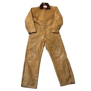 Walls Zero Zone Men's Insulated Coveralls Large 42-44 Distressed Workwear